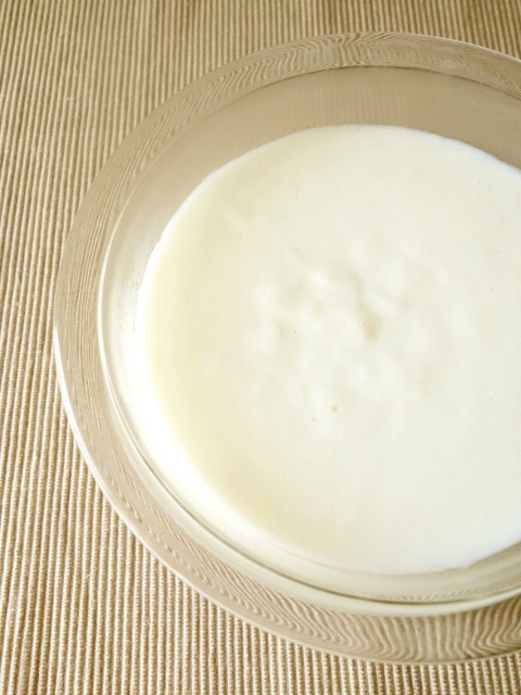 バター不使用の長芋ホワイトソース