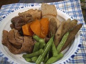 豚肉とごぼうの煮物