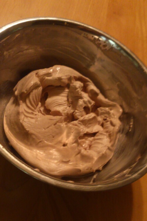チョコホイップクリームの画像