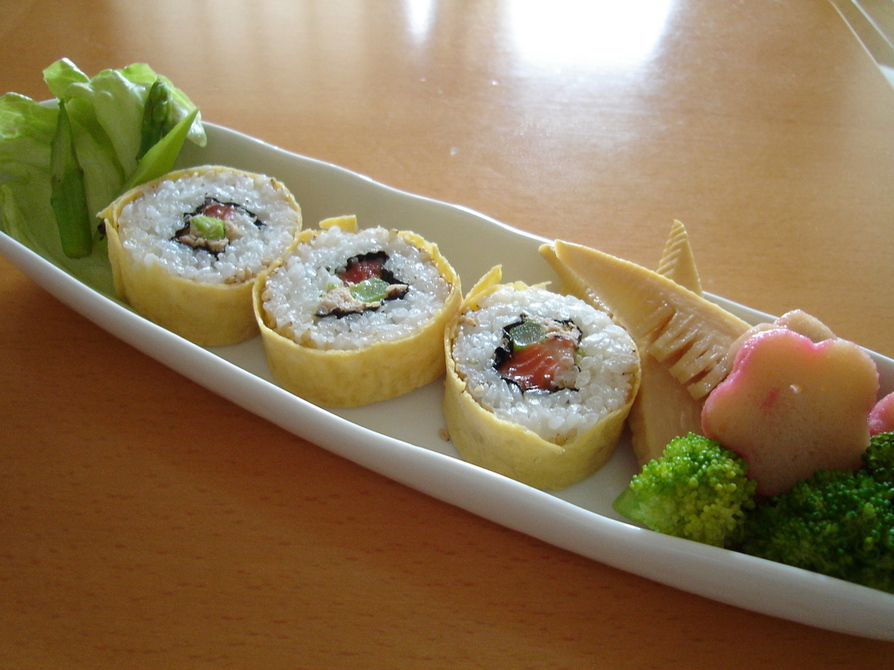 洋風手巻き寿司　の画像