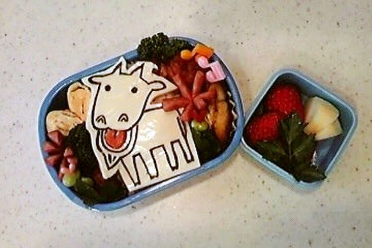 カバヤのカバヤギ のキャラ弁 レシピ 作り方 By あそりママ クックパッド