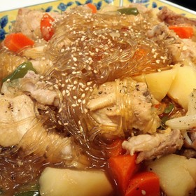 鶏肉ほろ~り甘辛旨うま♡安東チムタク
