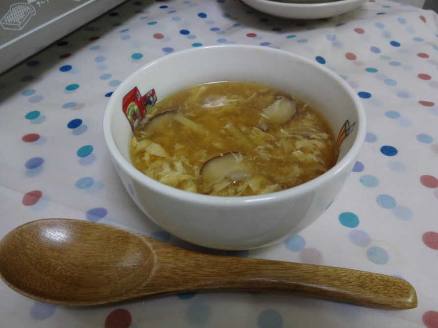ふわふわたまごの中華スープの画像
