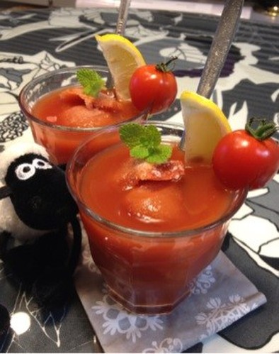 トマトマトマト♡トマトのノンアルカクテルの写真