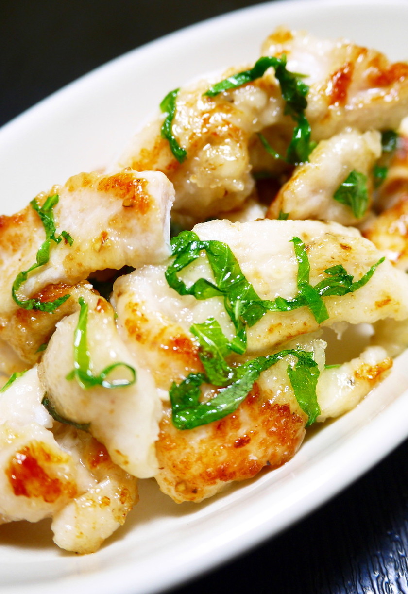 鶏胸肉のペスト詰め焼きレシピ