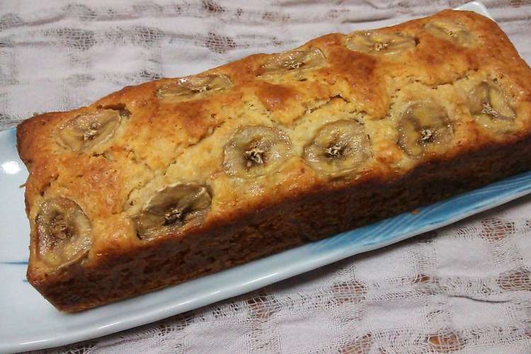 バナナとピーナッツバターのパウンドケーキ レシピ 作り方 By らららららららら クックパッド 簡単おいしいみんなのレシピが352万品