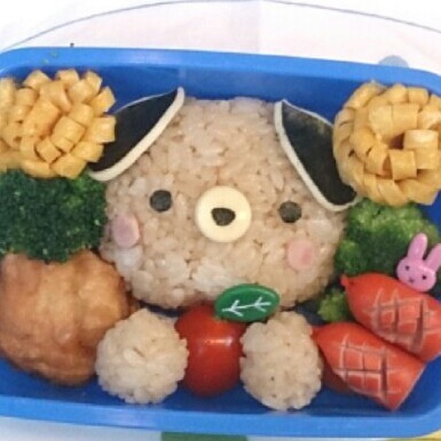 可愛い犬 ワンちゃんキャラ弁 レシピ 作り方 By ナユカ クックパッド 簡単おいしいみんなのレシピが356万品