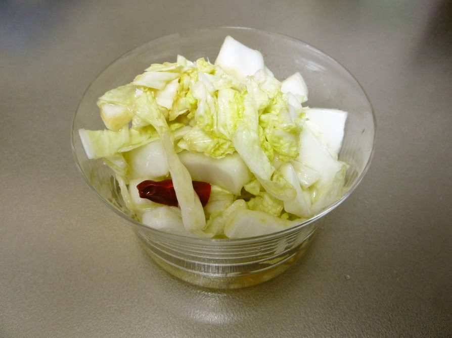 甘酸っぱおいしい☆りんご酢と白菜の画像