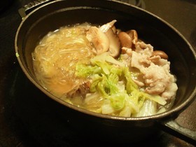 原木干し椎茸のピェンロー鍋