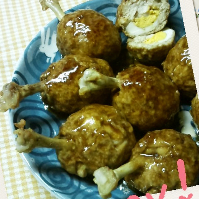 手羽元でアニメの骨付き肉 てりやき味 レシピ 作り方 By 幸せまちこ クックパッド 簡単おいしいみんなのレシピが351万品