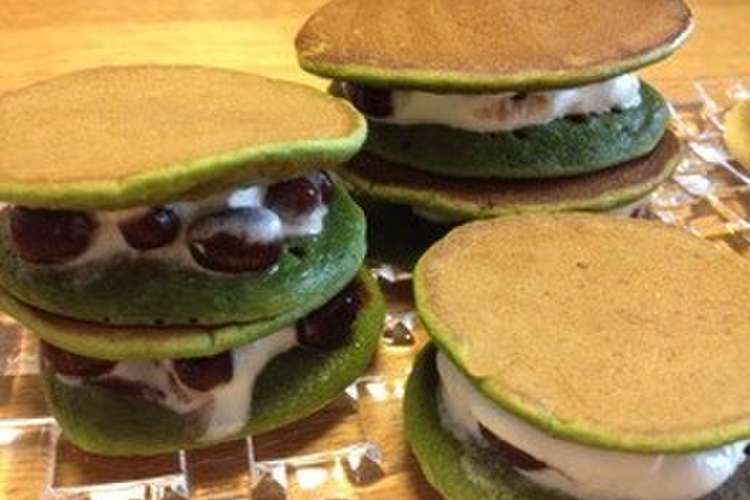 本格 抹茶のパンケーキサンド レシピ 作り方 By Cookyquem クックパッド