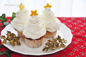 クリスマス・ストロベリー・カップケーキ