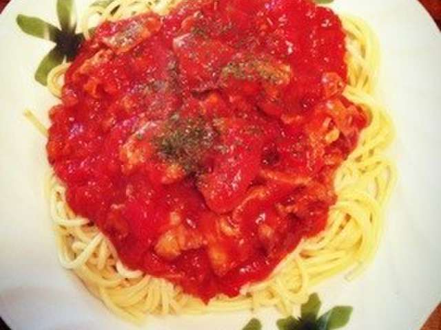 簡単 本格トマトパスタ レシピ 作り方 By 謎のシェフ クックパッド