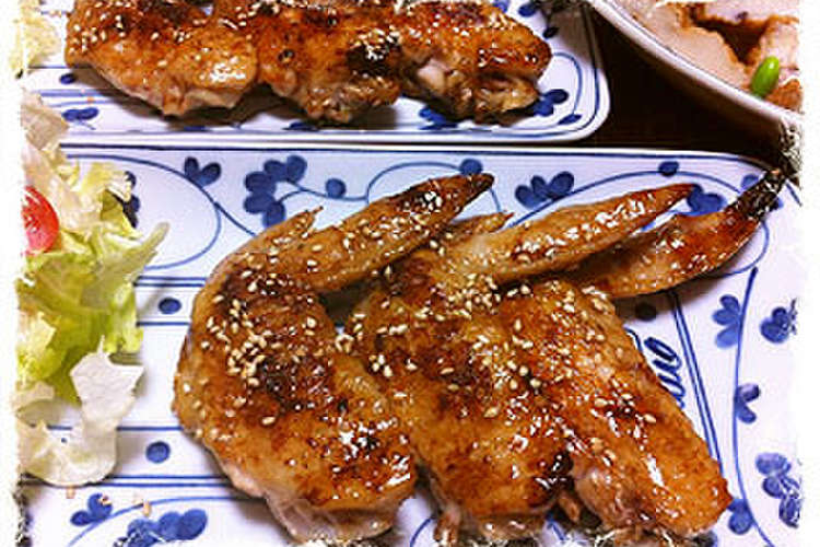 焼き肉のタレで鶏手羽先甘辛焼 レシピ 作り方 By ａｍｕｌｏｖｅ クックパッド