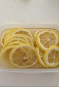 簡単 レモンの蜂蜜漬け