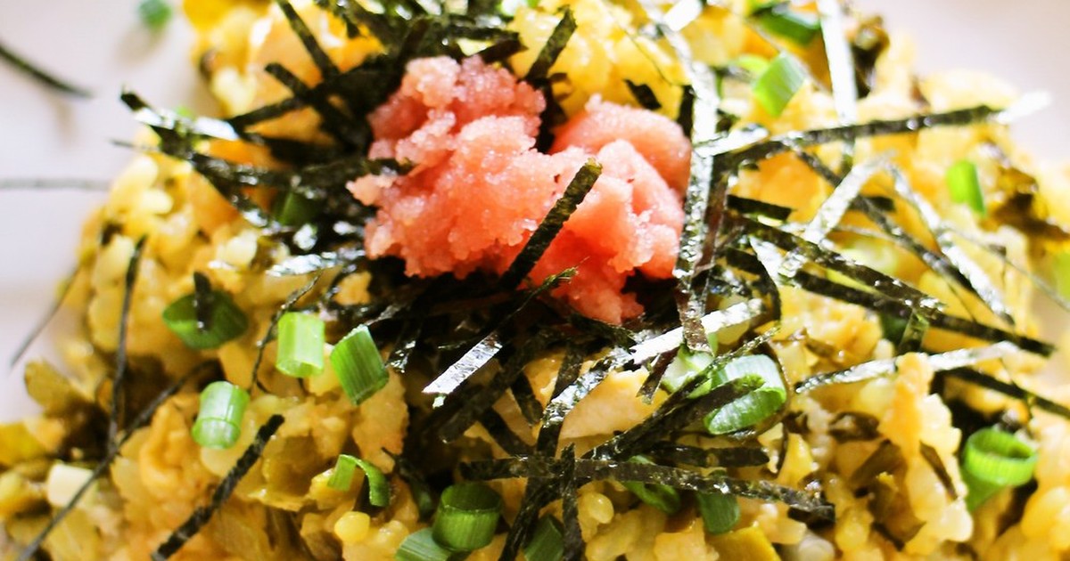 超簡単 味付け要らずの高菜炒飯 レシピ 作り方 By めかまはぉ クックパッド