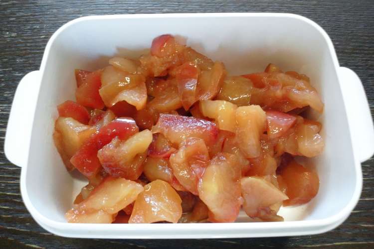 簡単皮つきリンゴのジャム レシピ 作り方 By ｓｃｈｉｐｈｏｌ クックパッド 簡単おいしいみんなのレシピが365万品