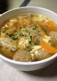 肉団子リメイク★中華スープ