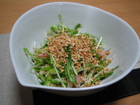 水菜のごまサラダ