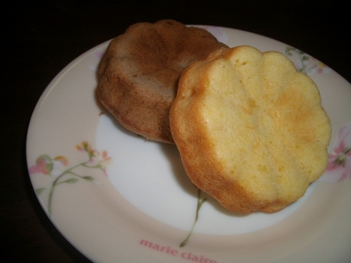 マーガレット型レモンケーキの写真