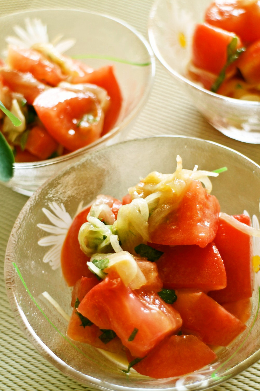 第2弾♡簡単トマトとアンチョビのサラダの画像