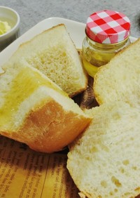 パン焼き機で余ったヨーグルト食パン