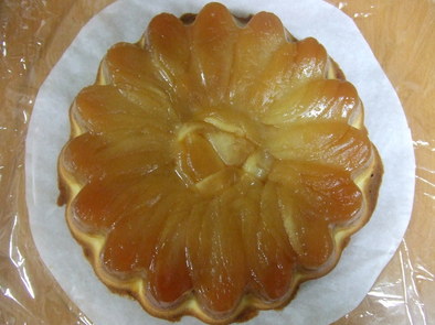 タルトタタン風アップルケーキの写真