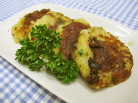 お弁当に♪ジャガイモの味噌マヨチーズ焼き