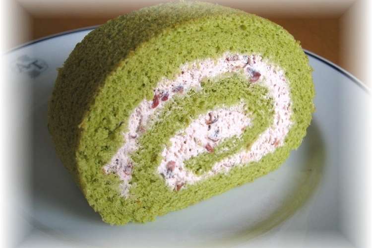 ロールケーキ 抹茶 あずきクリーム レシピ 作り方 By ぺくちん クックパッド 簡単おいしいみんなのレシピが359万品