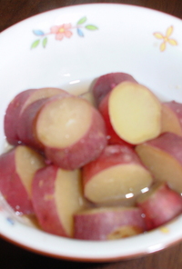 レンジでサツマイモの甘煮
