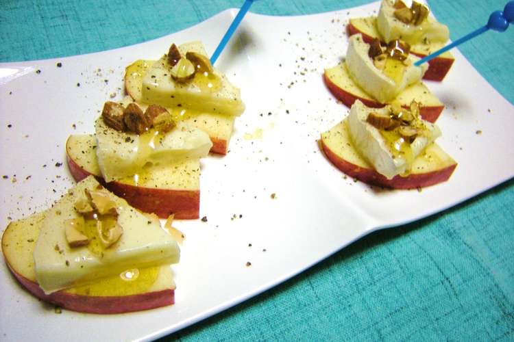 今日のおつまみ リンゴとカマンベール レシピ 作り方 By ぐびぐびぷは クックパッド 簡単おいしいみんなのレシピが351万品