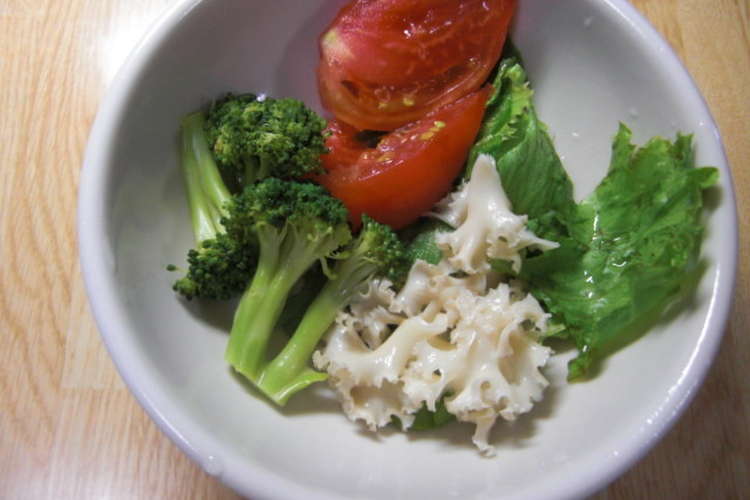 ハナビラタケとブロッコリーのサラダ レシピ 作り方 By はーとねこ クックパッド 簡単おいしいみんなのレシピが368万品