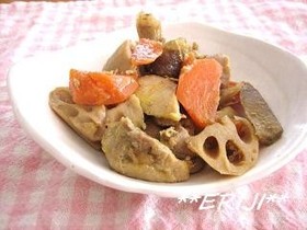 カレー風味の筑前煮~♪♪