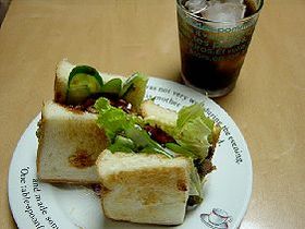 残ったら◎ハンバーグトースト