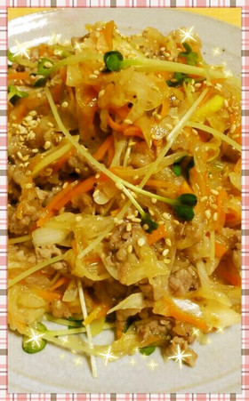 簡単♪牛肉と大根の生姜炒め
