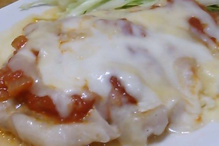 ポークステーキのチーズトマトソース レシピ 作り方 By 単 クックパッド 簡単おいしいみんなのレシピが352万品
