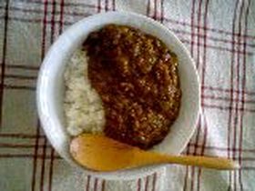 簡単!フープロで作る挽肉カレー!!