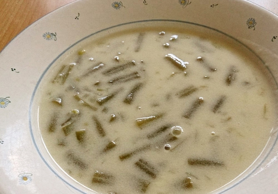 いんげんのスープの画像