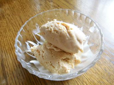 家庭で簡単にできるカラメルアイスクリームの写真