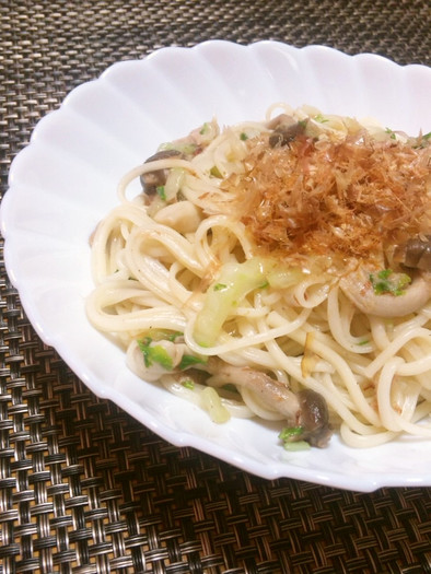 白菜&ツナの素麺チャンプルー☆簡単ランチの写真
