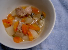 息子のごはん(筑前煮)
