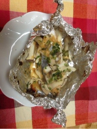 鮭の味噌ホイル焼きの写真