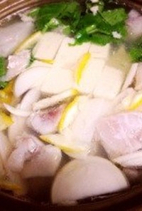 鱈とかぶの湯豆腐