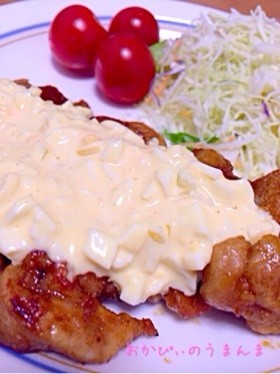簡単ヘルシー☆揚げないチキン南蛮♪