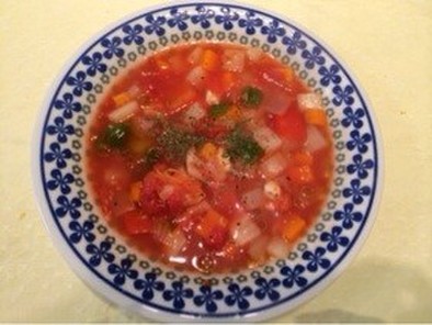 きれいにすっきり！ダイエットトマトスープの写真