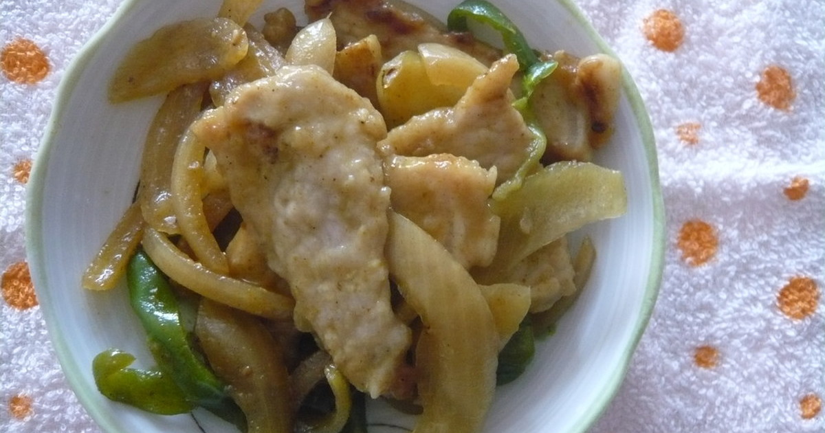 焼肉のタレｄｅ豚肉のカレー風味炒め レシピ 作り方 By 摩天楼 クックパッド 簡単おいしいみんなのレシピが364万品