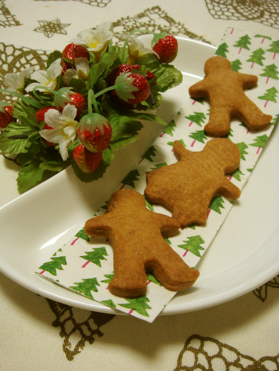 クリスマス☆シナモンジンジャークッキーの画像