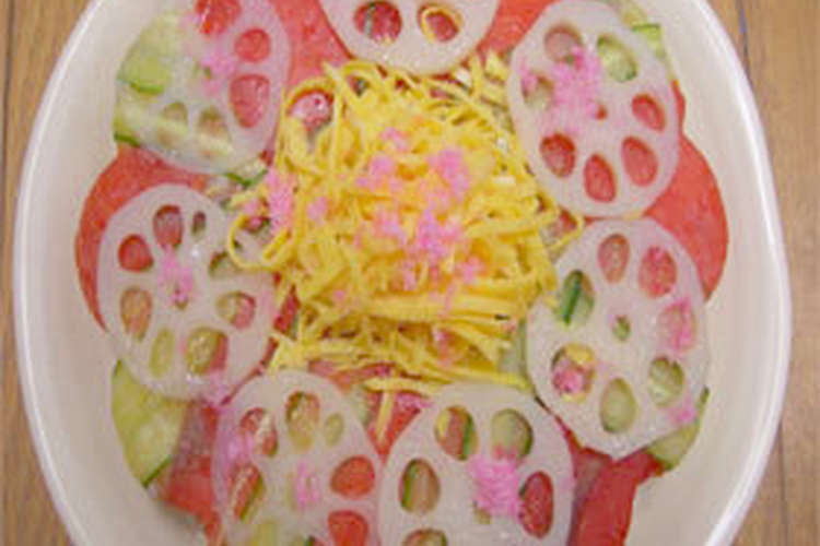 花 花ちらし寿司 レシピ 作り方 By 柚空 クックパッド