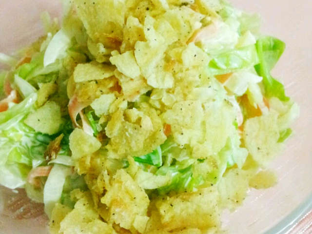 給食menu チップスサラダ レシピ 作り方 By Youka0409 クックパッド