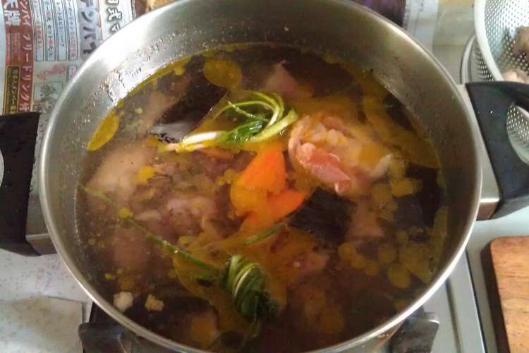 海外でも日本の味を ラーメンスープ醤油味 レシピ 作り方 By Syuka0816 クックパッド 簡単おいしいみんなのレシピが350万品